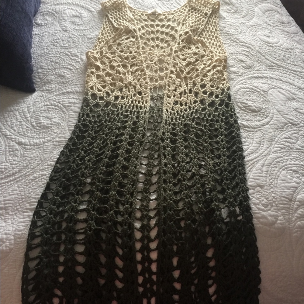 Crocheted cardigan